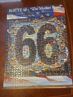Collectors Edition  Route 66 75th Anniversary Commemorative 1000 Piece Puzzle